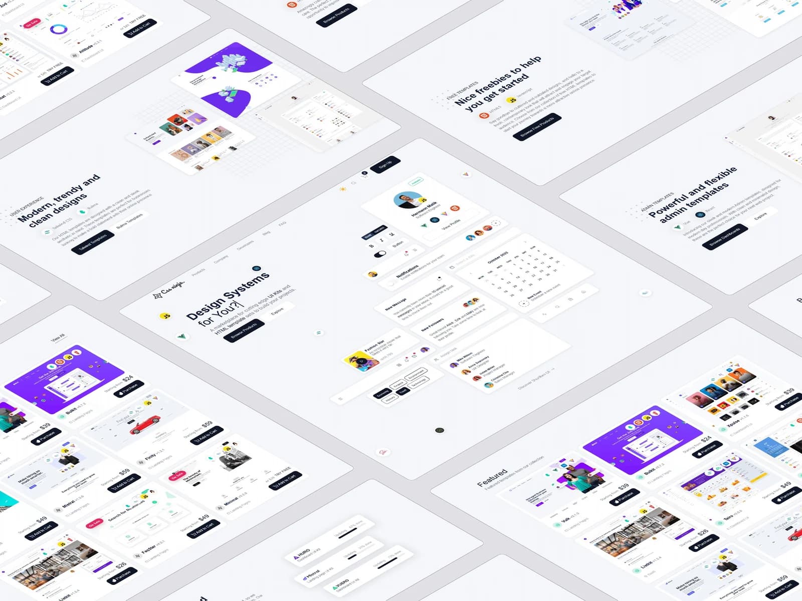 Css Ninja — pages on an isometric grid